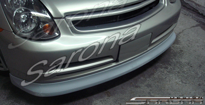 Custom Infiniti G35 4dr Front Bumper  Sedan Front Lip/Splitter (2003 - 2004) - $299.00 (Manufacturer Sarona, Part #IF-004-FA)